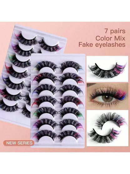 الرموش الصناعية واللاصقات