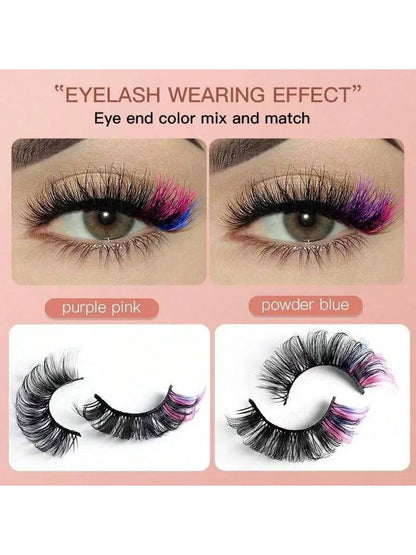 الرموش الصناعية واللاصقات