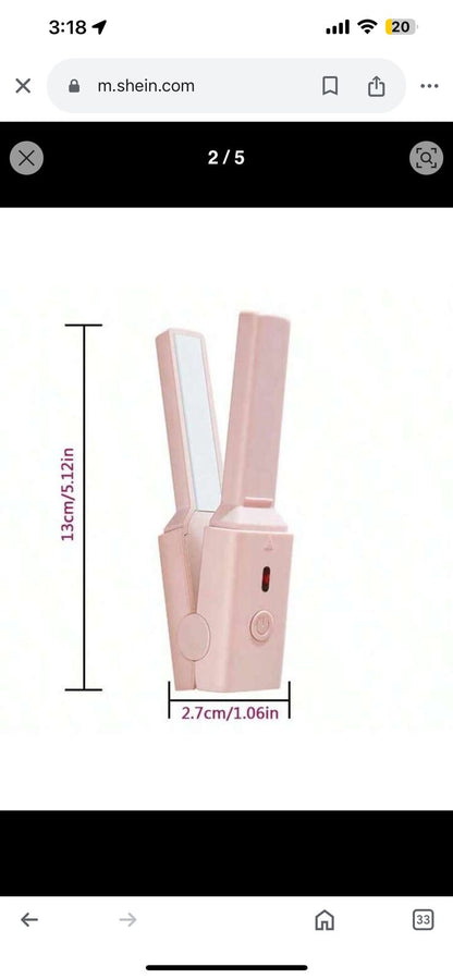 مكواة تمليس الشعر