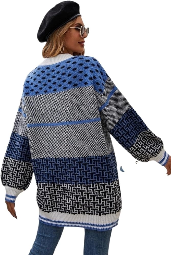 تي شيرت كاجوال بأكمام طويلة وياقة مستديرة للنساء ذوات المقاسات الكبيرة