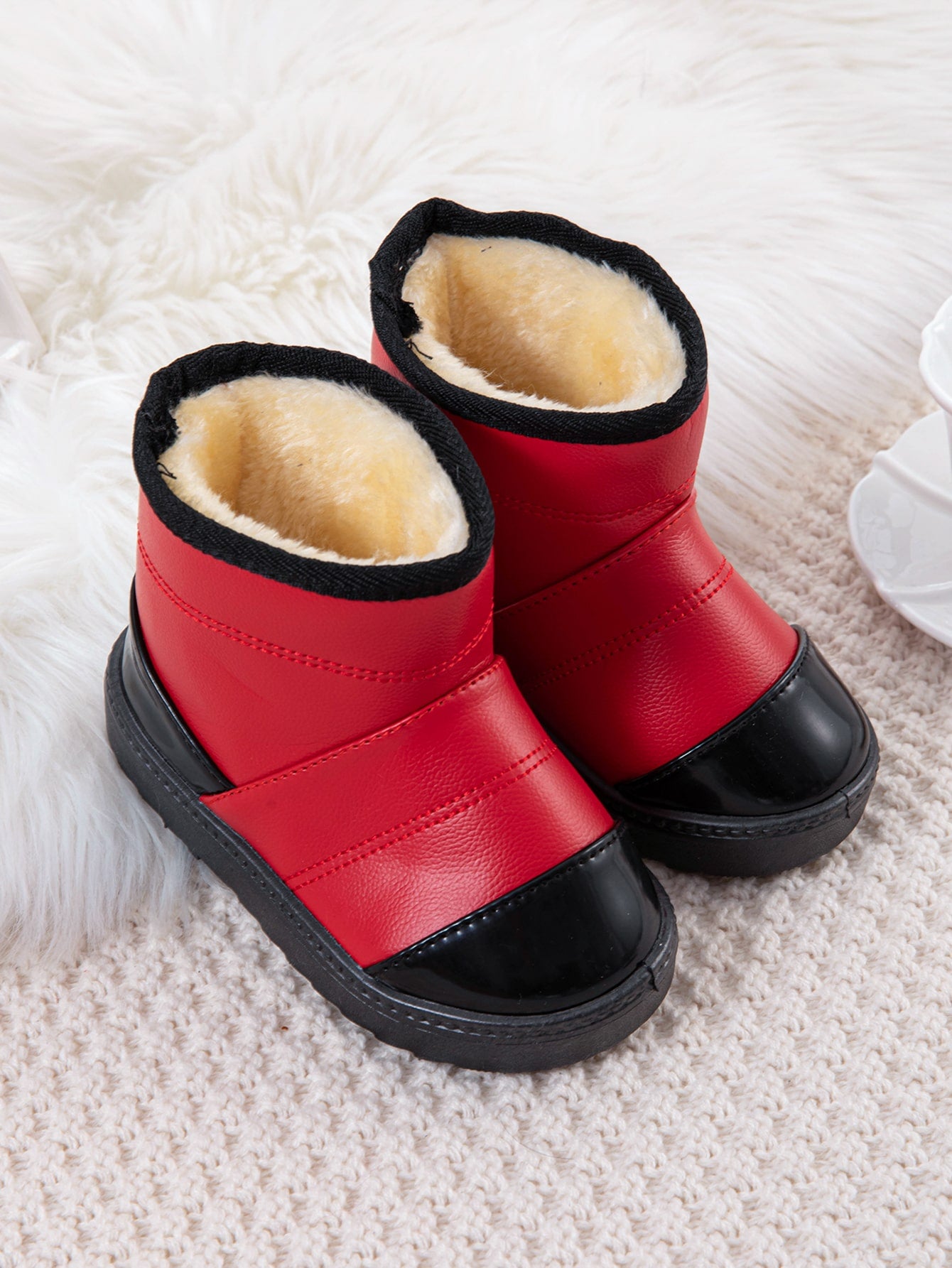 بنات أحذية الثلج لونين سهل الارتداء