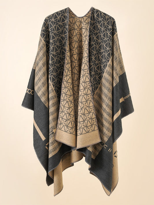 شال نمط هندسي قطعة واحدة