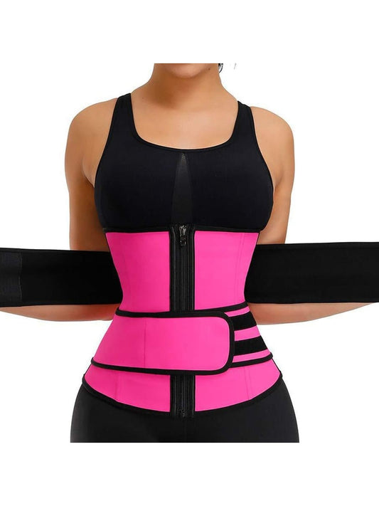 مشد خصر أنيق متباين لون رياضي قطعة واحدة