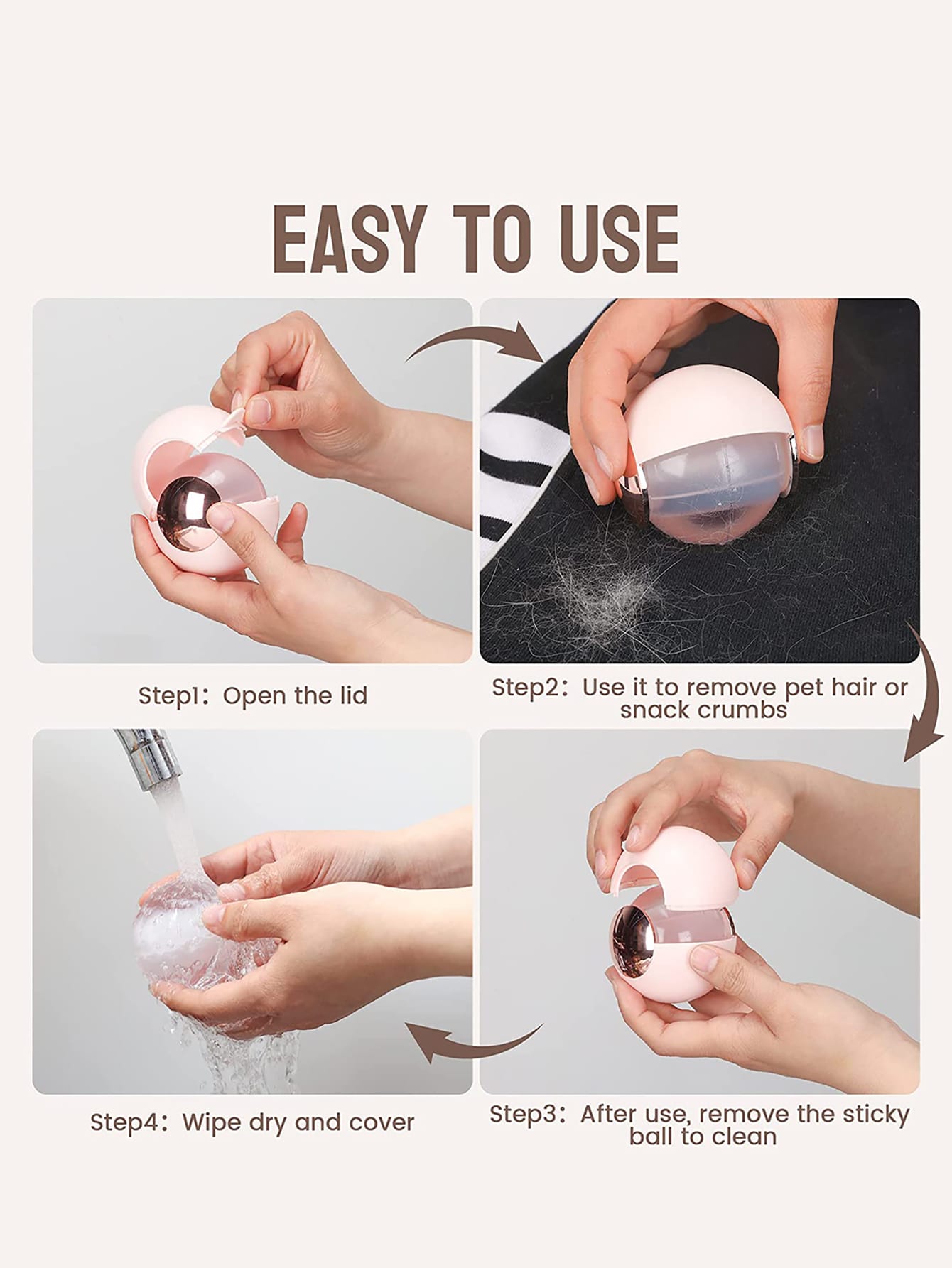 بكرة نسل محمول قابلة لإعادة الاستخدام لزج الى ملابس , قابل للغسل , متين , منزل استخدام , السفر ضروري قطعة واحدة