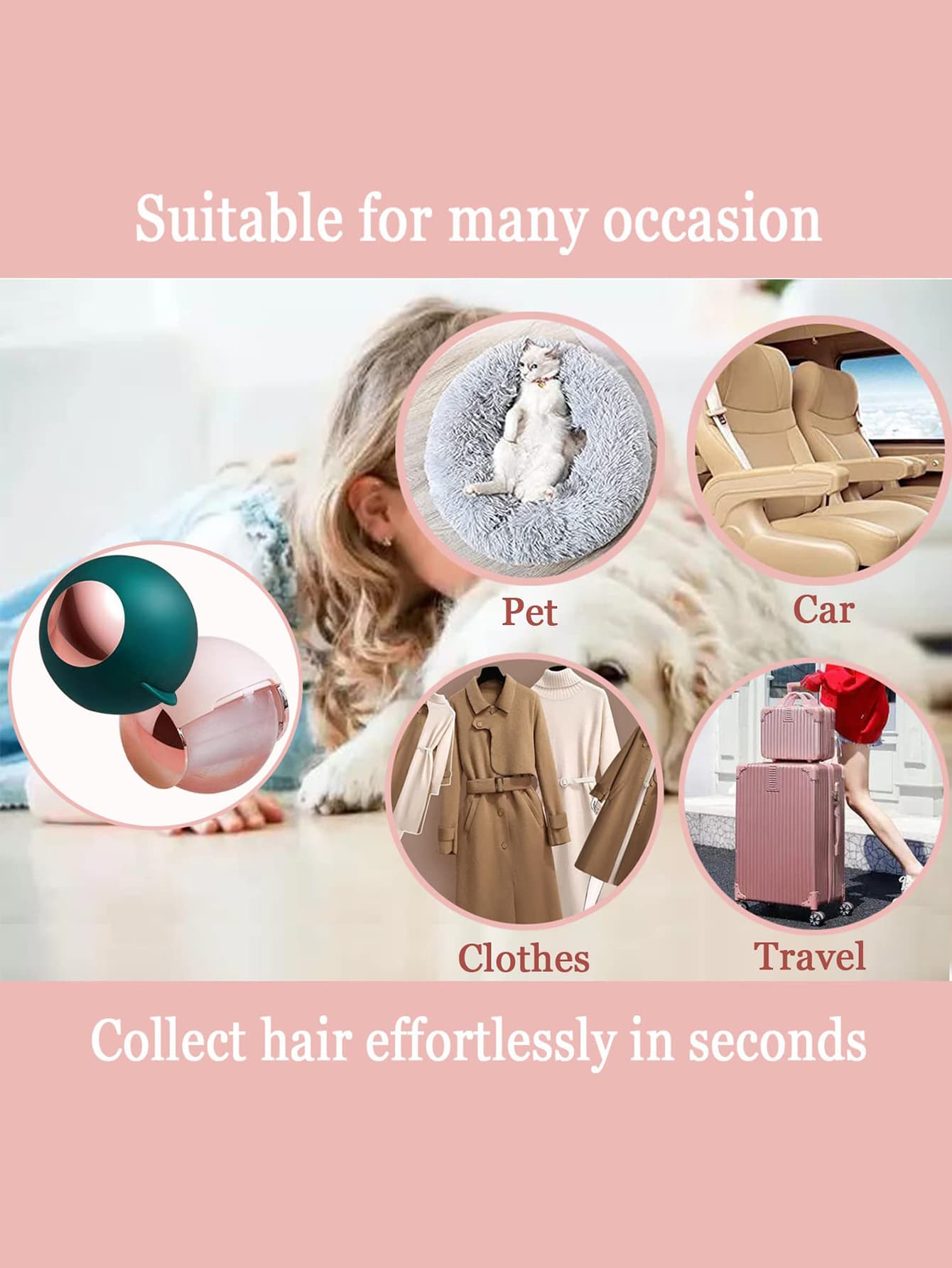 بكرة نسل محمول قابلة لإعادة الاستخدام لزج الى ملابس , قابل للغسل , متين , منزل استخدام , السفر ضروري قطعة واحدة