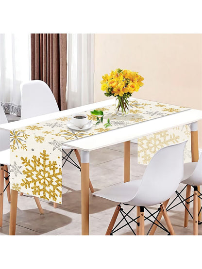 الجرين توب أو المفرش الجاري لأطقم الطعام لمنزلك أو حفلاتك مقاس 13 * 72 إنش مصنوع من 100% البوليستر المغزلي ، خياطة قوية ، ناعم ودائم يحمي سطح طاولتك من الأواني الساخنة والخدوش والانسكابات مناسب لطاولة تستوعب 4-6 أشخاص. يضفي تجربة طعام ممتعة بدون تقلص أو