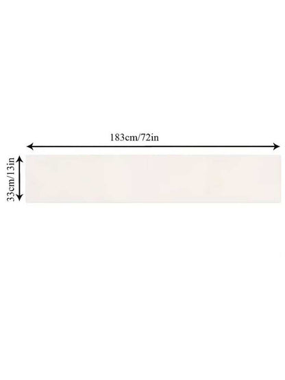 الجرين توب أو المفرش الجاري لأطقم الطعام لمنزلك أو حفلاتك مقاس 13 * 72 إنش مصنوع من 100% البوليستر المغزلي ، خياطة قوية ، ناعم ودائم يحمي سطح طاولتك من الأواني الساخنة والخدوش والانسكابات مناسب لطاولة تستوعب 4-6 أشخاص. يضفي تجربة طعام ممتعة بدون تقلص أو