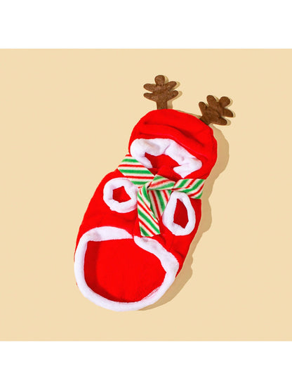 بذلة الحيوانات الحمراء  للقطط والكلاب