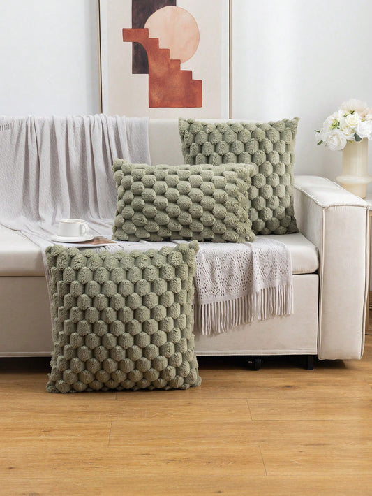 غطاء وسادة مخملي ناعم