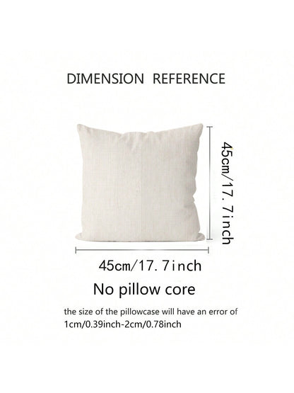 مجموعة من 4 أغطية وسائد من البوليستر تحت عنوان عيد الميلاد (سانتا كلوز، الرنة، مزلقة، شجرة عيد الميلاد، رجل الثلج)، حشوات الوسادة غير متضمنة