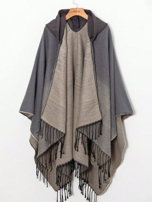 قطعة واحدة للنساء أكريليك بالوان متدرج رداء الى تصوير الصور , كل المطابقة شال لفصل الربيع , الصيف , خريف , و الشتاء