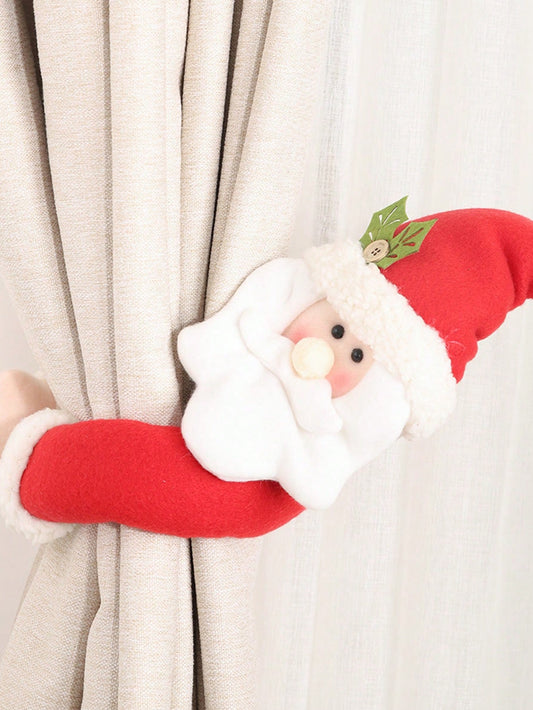 زينة السيارة على شكل قرون عيد الميلاد، 3 قطع/مجموعة زينة على شكل قرون سيارة عيد الميلاد