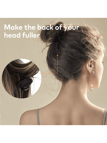 مجموعة 6قطعات لتضخيم الشعر للسيدات - صانع لفافة الشعر بدبابيس، وعازل تشكيلة،وملحقات لتضخيم الشعر وأدوات تسريح الشعر ومشابك للشعر
