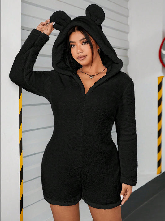 قطعة واسعة الحجم للنساء ،قطعة واحدة بتصميم ثلاثي الأبعاد على شكل الأذن من البلوش