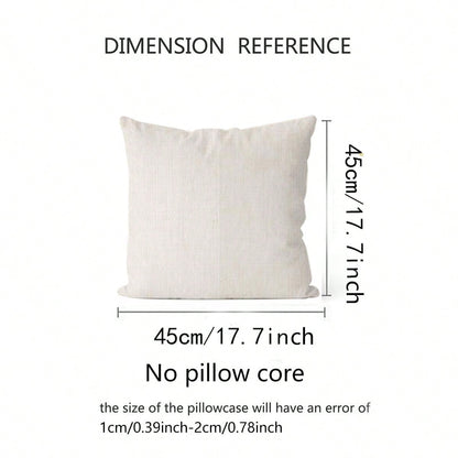 مجموعة من 4 أغطية وسائد من البوليستر تحت عنوان عيد الميلاد (سانتا كلوز، الرنة، مزلقة، شجرة عيد الميلاد، رجل الثلج)، حشوات الوسادة غير متضمنة